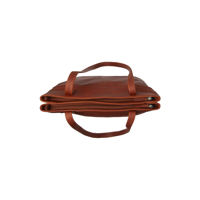 Geanta shopper de dama din piele naturala, The Chesterfield Brand, Solvia, Maro coniac [8]