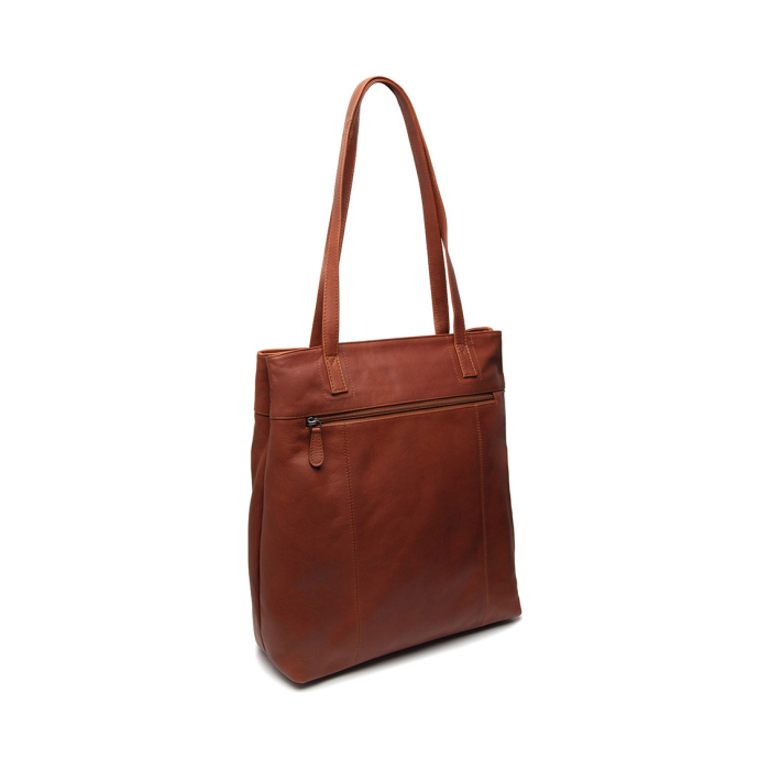 Geanta shopper de dama din piele naturala, The Chesterfield Brand, Solvia, Maro coniac [3]