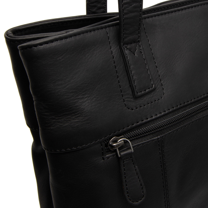 Geanta shopper de dama din piele naturala, The Chesterfield Brand, Solvia, Negru [5]