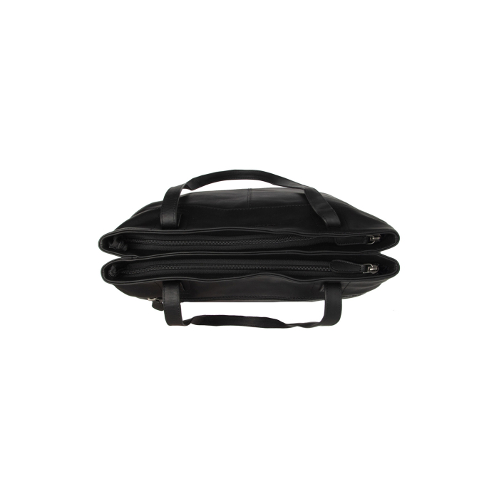 Geanta shopper de dama din piele naturala, The Chesterfield Brand, Solvia, Negru [3]