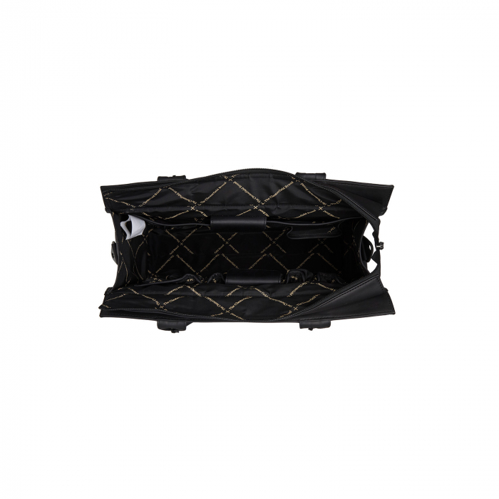 Geanta multifunctionala 3 in 1 shopper /bebe /scutece, The Chesterfield Brand, piele naturala, Elody, Negru [3]