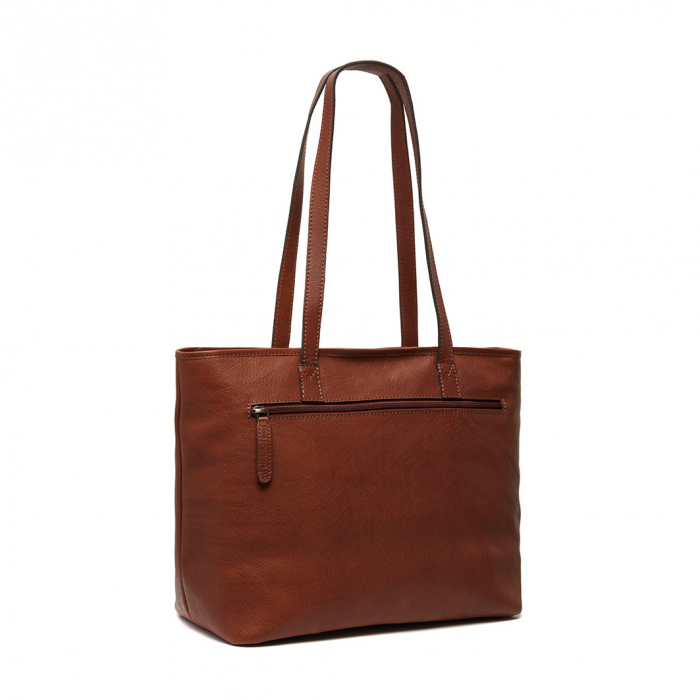 Geanta shopper de dama, The Chesterfield Brand, piele naturala, Pisa, Maro coniac [5]