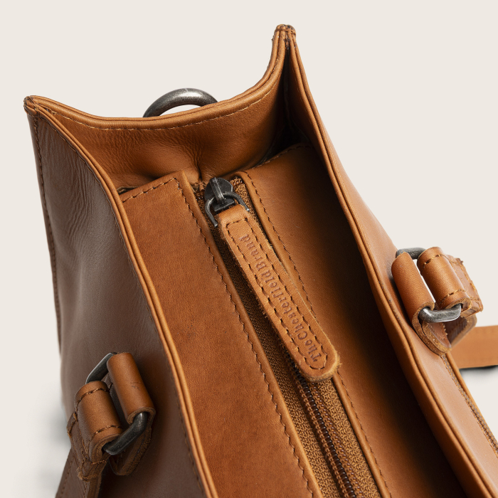 Geanta shopper din piele naturala, The Chesterfield Brand, Ellsworth, Maro coniac [6]