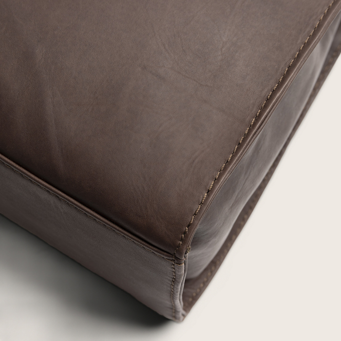 Geanta shopper din piele naturala, The Chesterfield Brand, Ellsworth, Maro inchis [9]