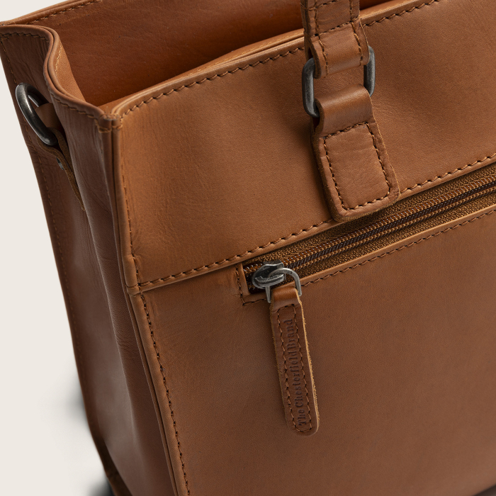 Geanta shopper din piele naturala, The Chesterfield Brand, Ellsworth, Maro coniac [7]