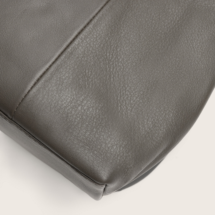 Geanta shopper din piele naturala, The Chesterfield Brand, Nerissa, Gri inchis [6]