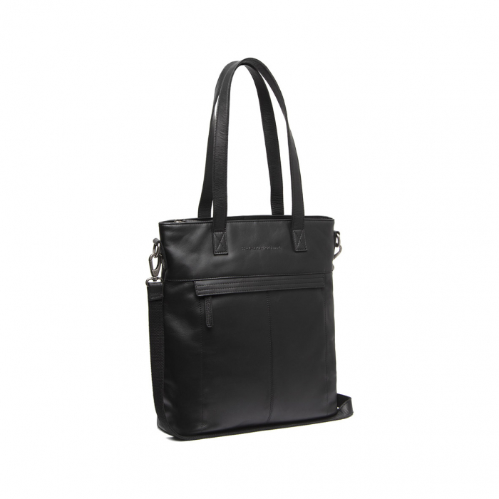 Geanta shopper, din piele naturala, The Chesterfield Brand, Nunavik, Negru [1]