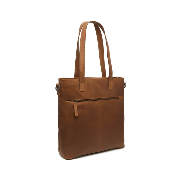 Geanta shopper, din piele naturala, The Chesterfield Brand, Nunavik, Maro coniac [7]