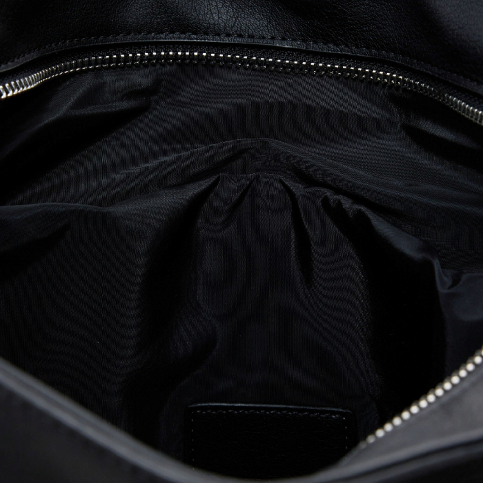 Geanta si rucsac, 2 in 1, de dama, de mana si umar, Desigual, seria Half Logo Arica, Negru [6]