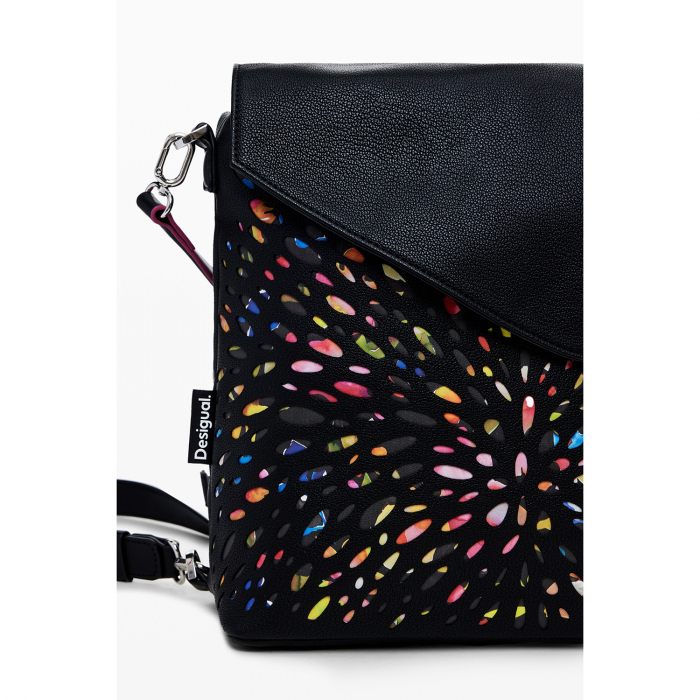 Geanta si rucsac de dama, Desigual, seria Blackwell Jersey, Negru [4]