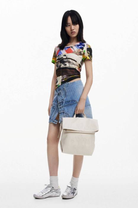 Rucsac de dama, Desigual, seria Etherea Lovington, Ocru [2]