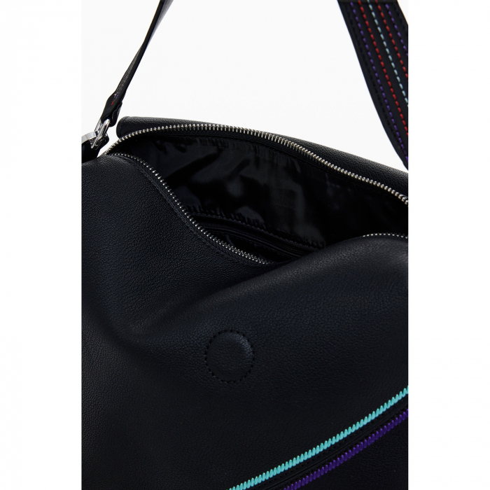 Geanta si rucsac de dama, Desigual, seria Cleo Jersey, Negru [5]