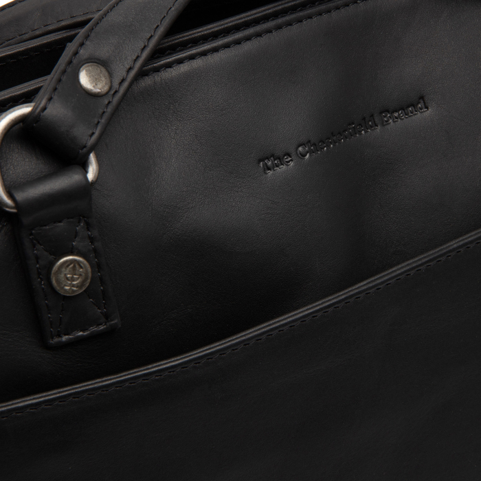 Geanta si rucsac de dama, din piele naturala, The Chesterfield Brand, Raynor, de mana si umar, Negru [2]
