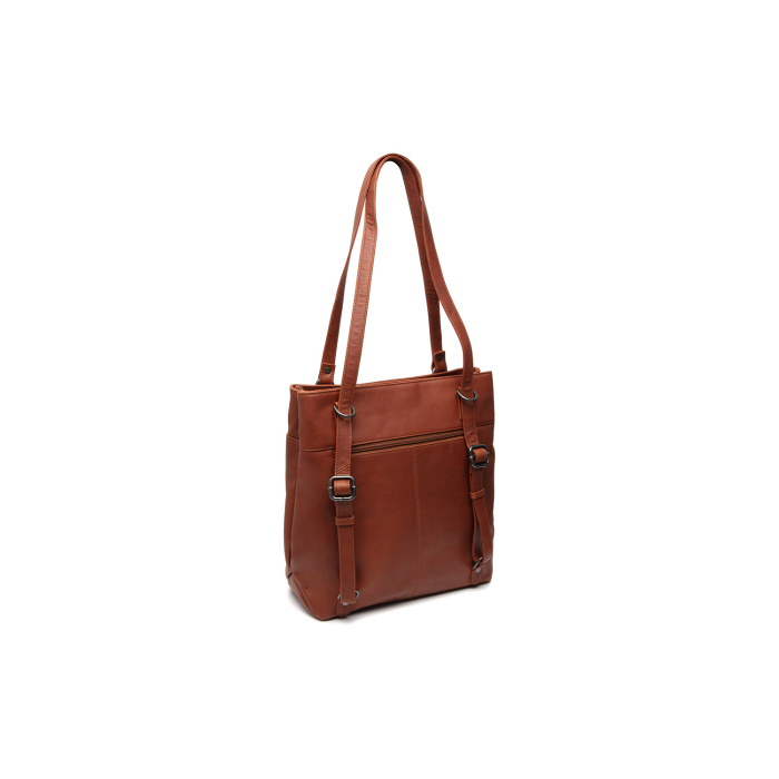 Geanta si rucsac de dama, din piele naturala, The Chesterfield Brand, Raynor, de mana si umar, Maro coniac [9]