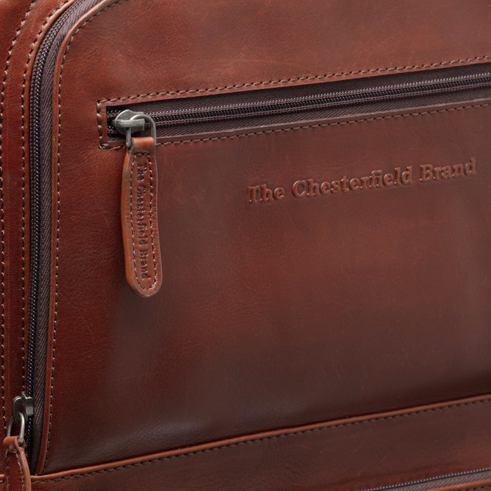 Geanta troler din piele naturala, The Chesterfield Brand, San Marino, Maro coniac [8]