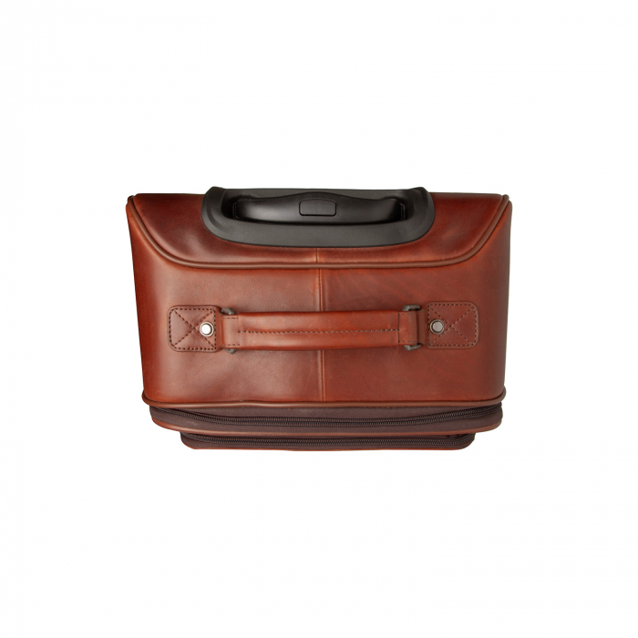 Geanta troler din piele naturala, The Chesterfield Brand, San Marino, Maro coniac [6]