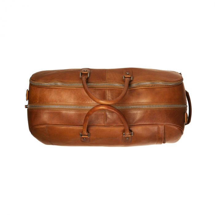 Geanta / troler unisex din piele naturala, The Chesterfield Brand, Jayven, Maro coniac [7]