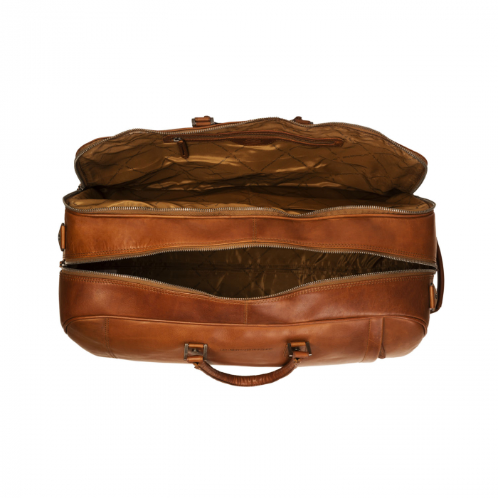 Geanta / troler unisex din piele naturala, The Chesterfield Brand, Jayven, Maro coniac [4]