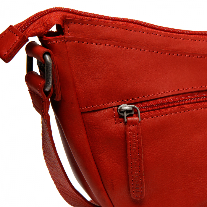 Geanta umar de dama, piele naturala, The Chesterfield Brand, Clarita, Rosu [5]