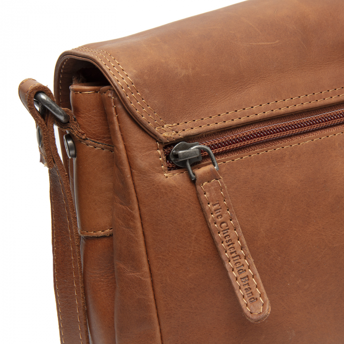 Geanta umar de dama, piele naturala, The Chesterfield Brand, Laverton, Maro coniac [5]
