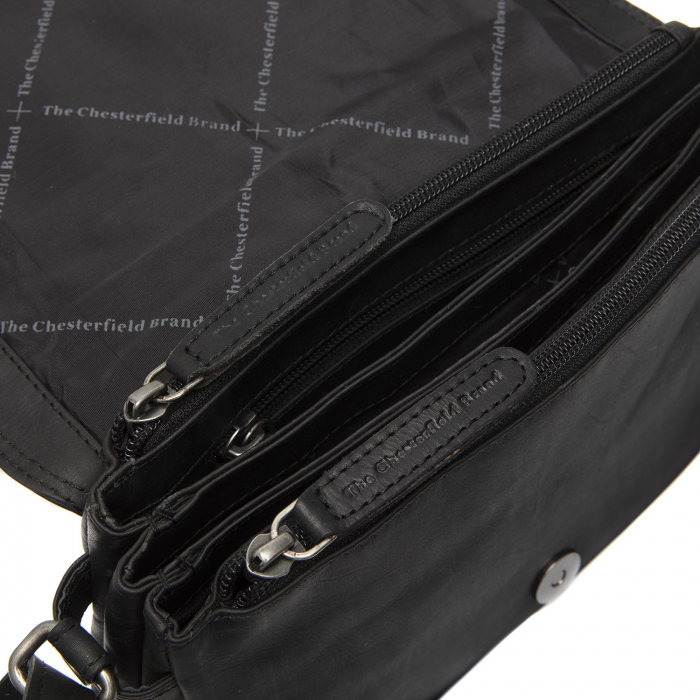 Geanta umar de dama, piele naturala, The Chesterfield Brand, Redmond, Negru [2]
