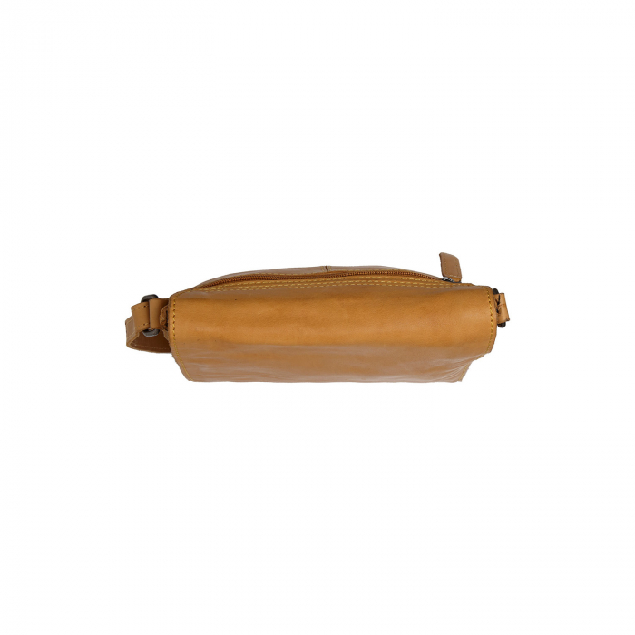 Geanta unisex din piele naturala, The Chesterfield Brand, Duncan, Galben ocru [5]