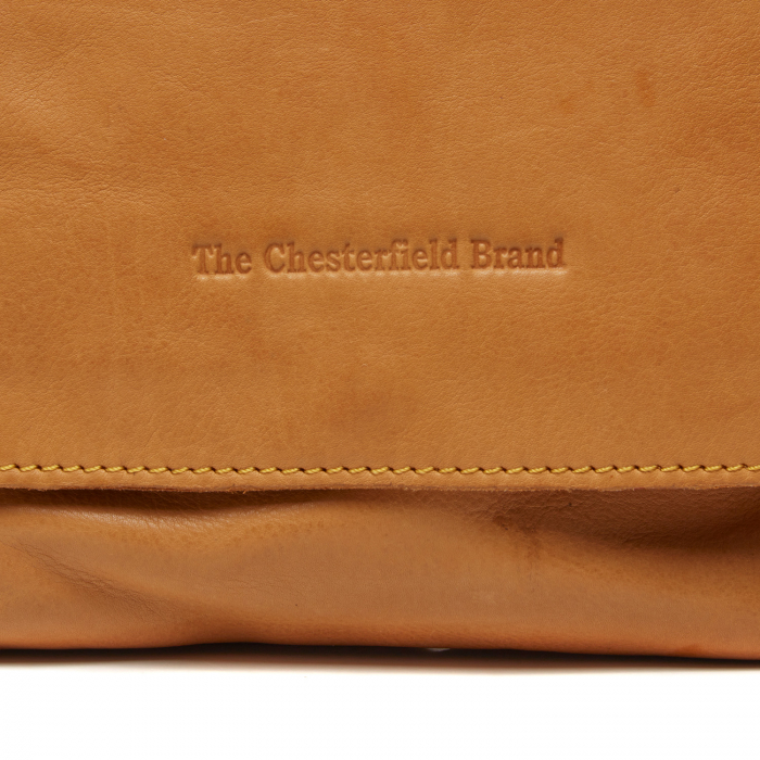 Geanta unisex din piele naturala, The Chesterfield Brand, Duncan, Galben ocru [3]