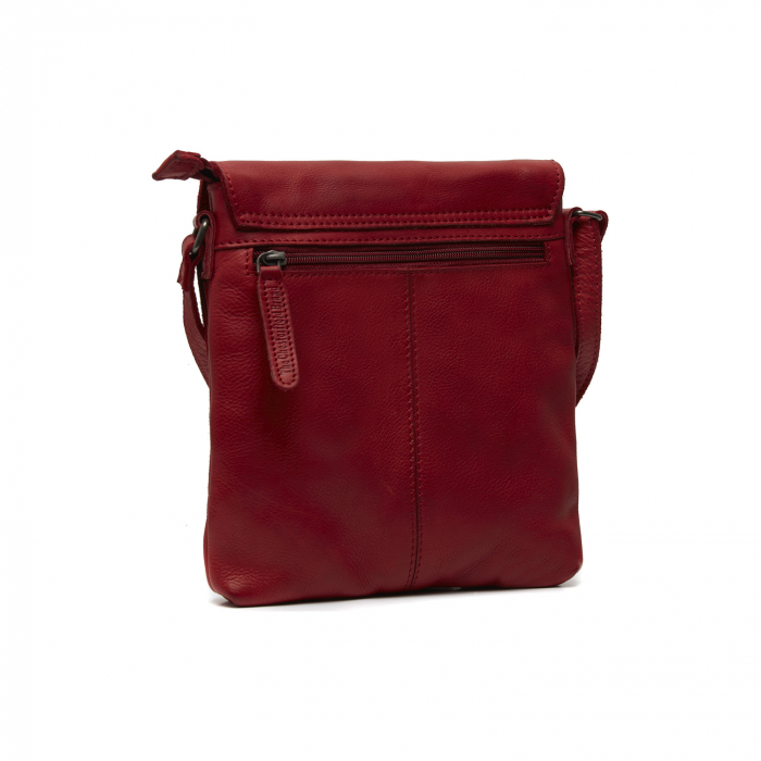 Geanta de umar unisex din piele naturala, The Chesterfield Brand, Duncan, Rosu [5]