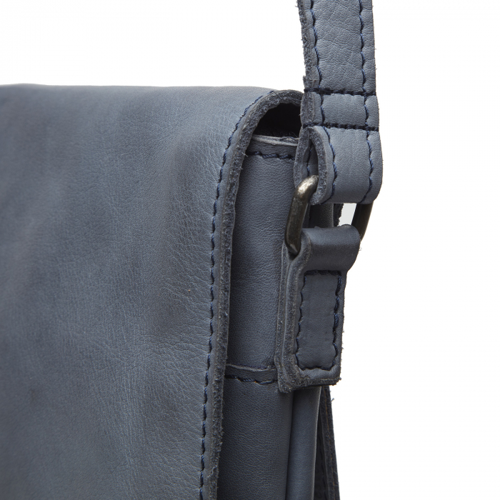 Geanta unisex din piele naturala, The Chesterfield Brand, Duncan, Bleumarin [4]