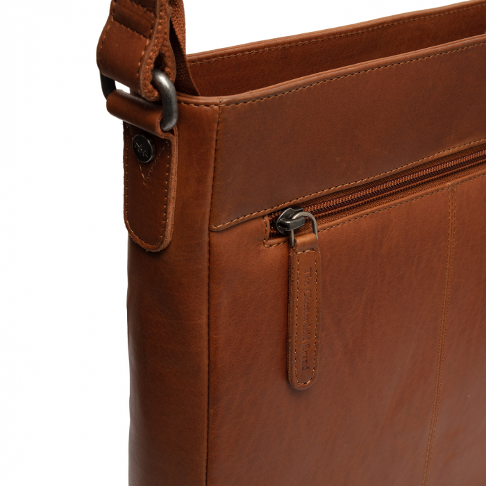 Geanta unisex din piele naturala, The Chesterfield Brand, Kreta, Maro coniac [3]