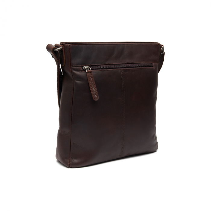 Geanta unisex din piele naturala, The Chesterfield Brand, Kreta, Maro inchis [6]