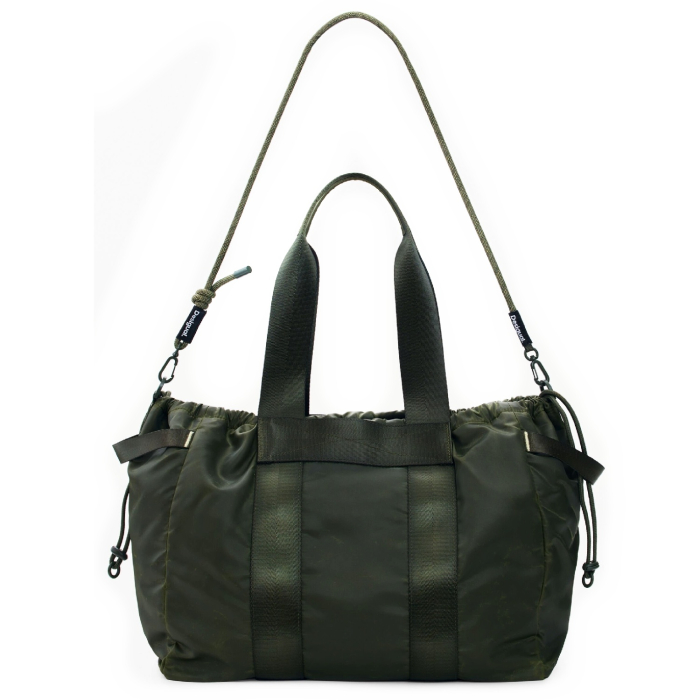 Geanta versatila, de voiaj / cumparaturi, de mana si umar, Desigual, City Roamer, Verde Army [6]