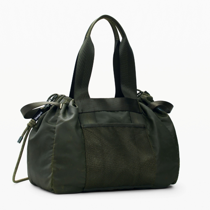 Geanta versatila, de voiaj / cumparaturi, de mana si umar, Desigual, City Roamer, Verde Army [2]