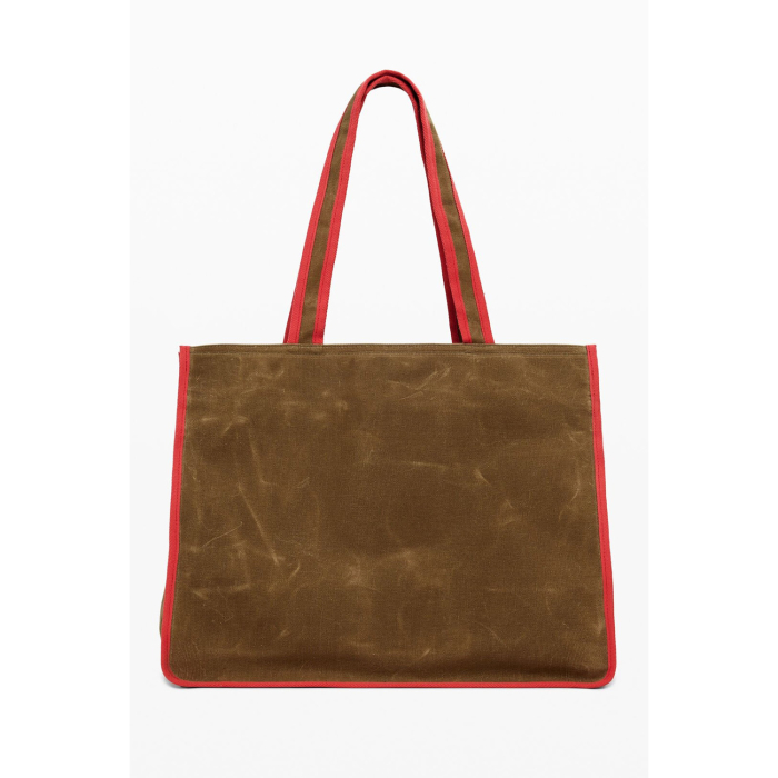 Geanta versatila, de voiaj / cumparaturi, de mana si umar, Desigual, seria Mediteranea Khiva, Camel [7]