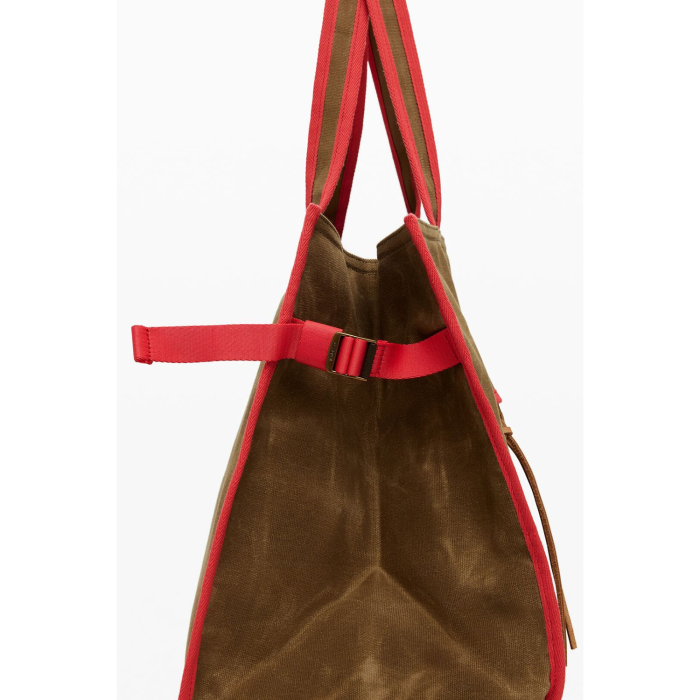 Geanta versatila, de voiaj / cumparaturi, de mana si umar, Desigual, seria Mediteranea Khiva, Camel [6]