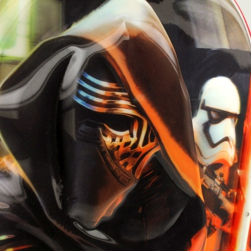 Ghiozdan gradinita, material textil, Cerda, model Star Wars 3D, 3+ ani, Negru/Rosu [4]
