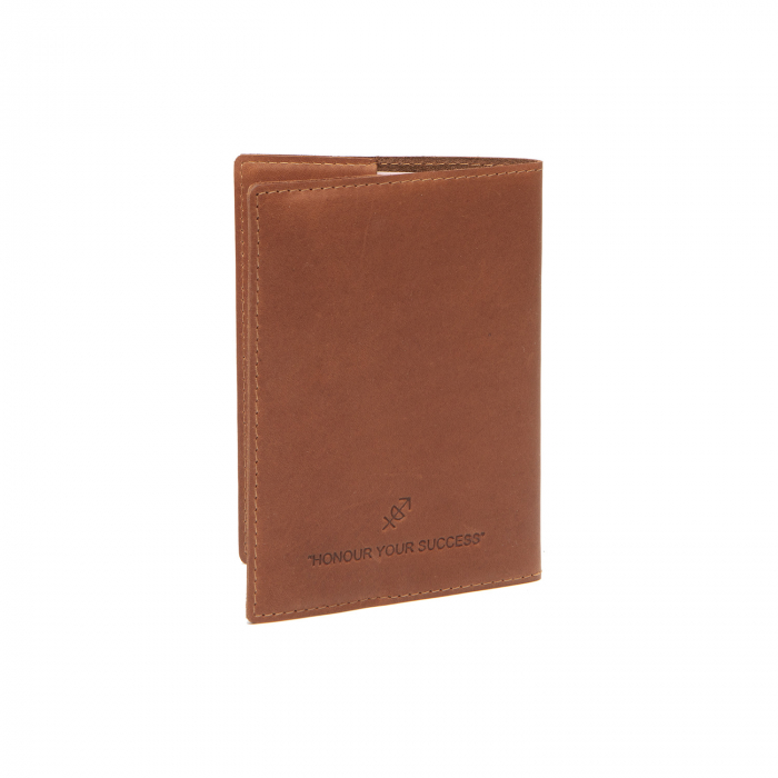 Coperta Husa pasaport, carnet sau brevet, din piele naturala, The Chesterfield Brand, Maro coniac [2]