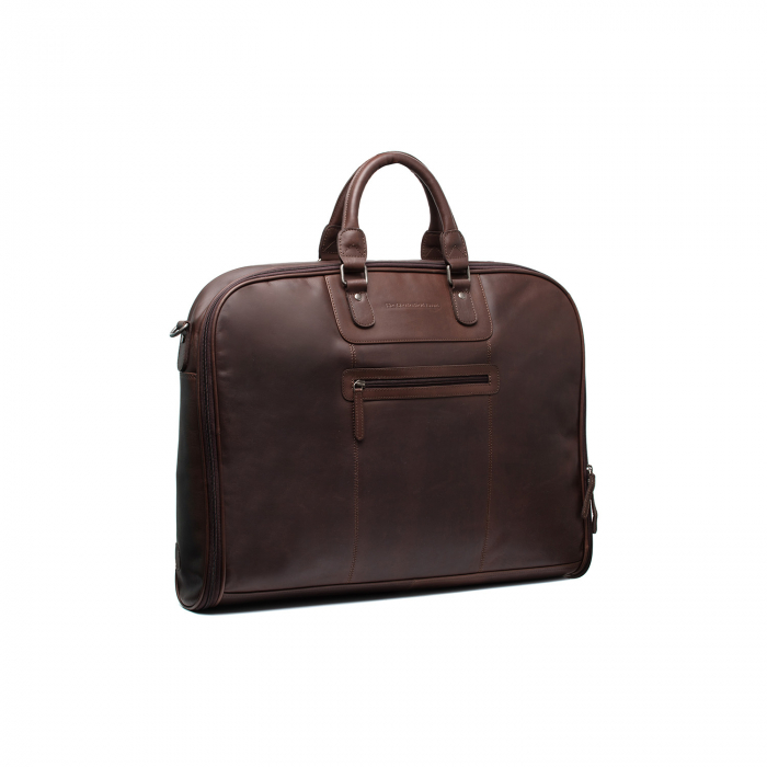 Husa pentru haine din piele naturala, The Chesterfield Brand, Josh, Maro inchis [8]
