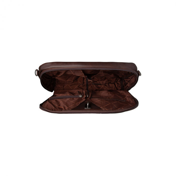 Husa pentru haine din piele naturala, The Chesterfield Brand, Josh, Maro inchis [3]