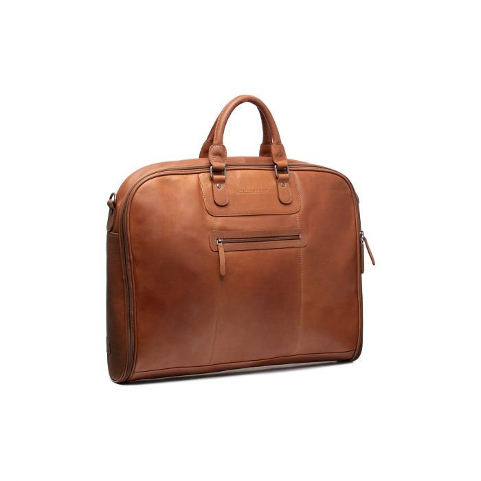Husa pentru haine din piele naturala, The Chesterfield Brand, Josh, Maro coniac [8]