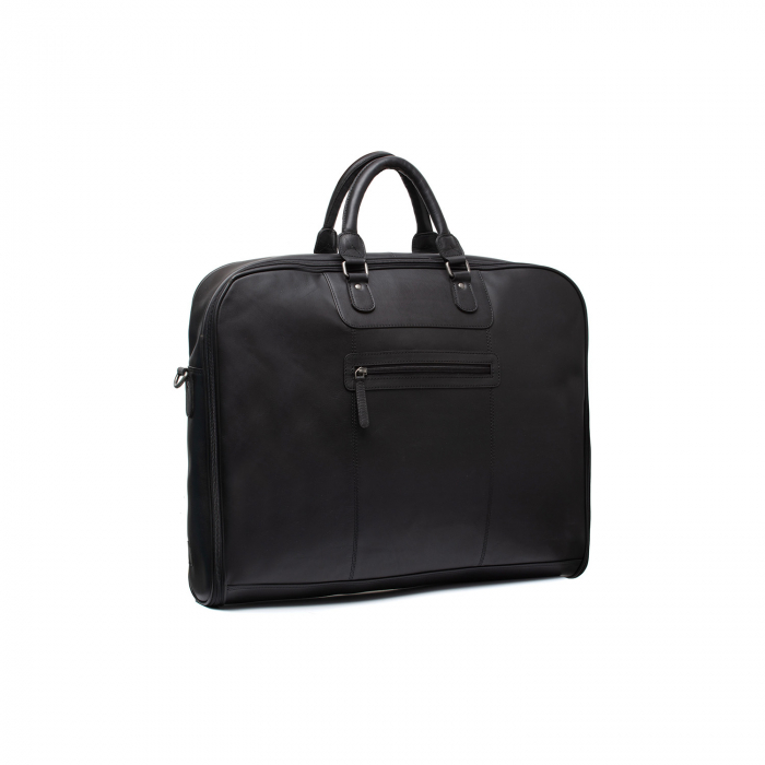 Husa pentru haine din piele naturala, The Chesterfield Brand, Josh, Negru [8]