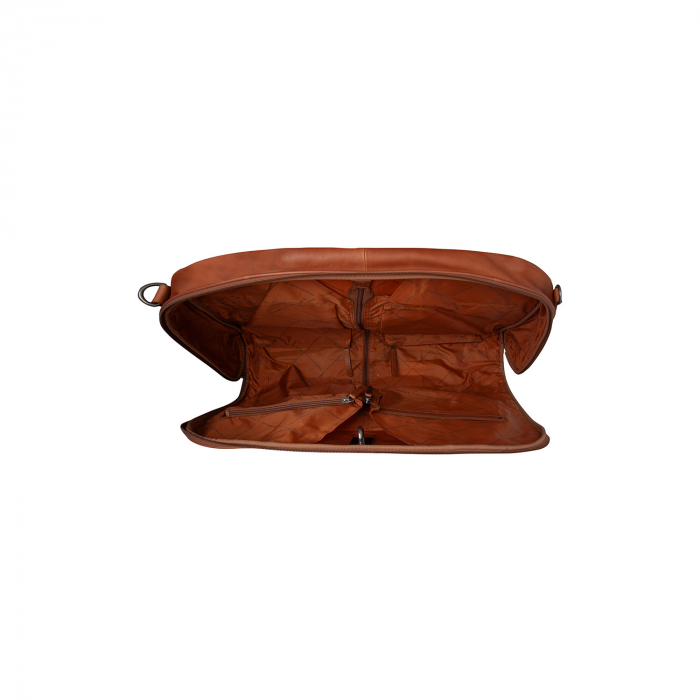 Husa pentru haine din piele naturala, The Chesterfield Brand, Josh, Maro coniac [5]