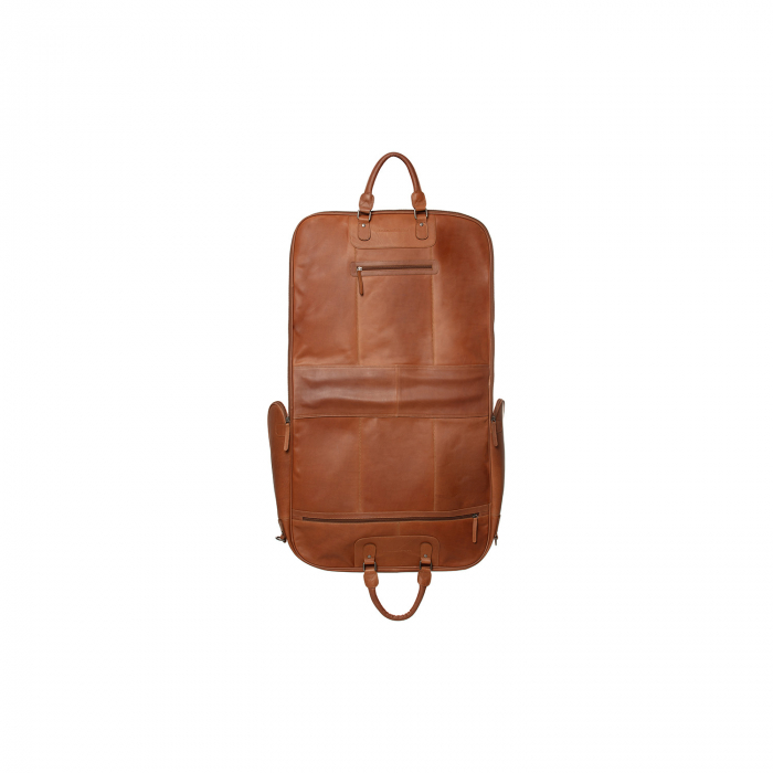Husa pentru haine din piele naturala, The Chesterfield Brand, Josh, Maro coniac [6]