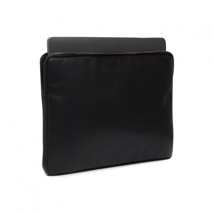 Mapa The Chesterfield Brand pentru acte si laptop 14 inch, din piele naturala, Clinton, Negru [3]