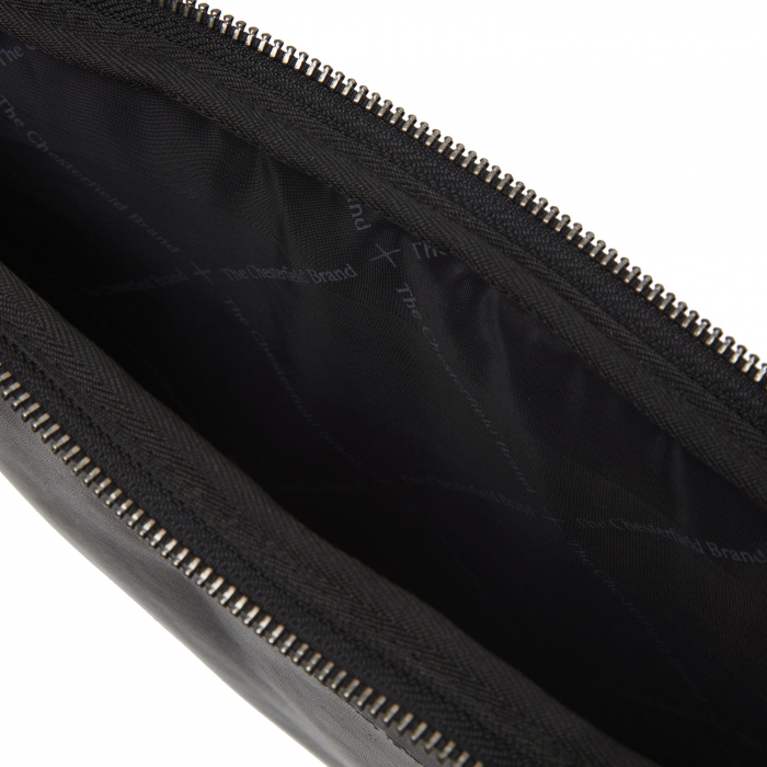 Mapa The Chesterfield Brand pentru acte si laptop 14 inch, din piele naturala, Clinton, Negru [2]