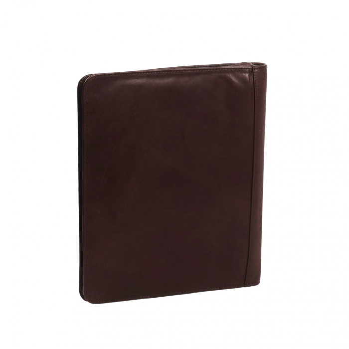 Mapa din piele naturala, The Chesterfield Brand, pentru acte si tableta, Barnet, Maro inchis [2]