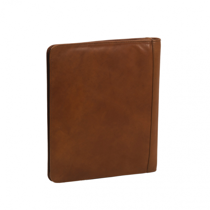 Mapa din piele naturala, The Chesterfield Brand, pentru acte si tableta, Barnet, Maro coniac [2]