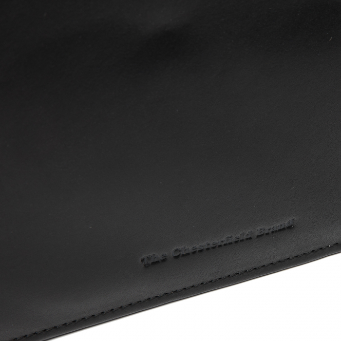 Mapa din piele naturala, The Chesterfield Brand, pentru acte si tableta, Moreton, Negru [4]