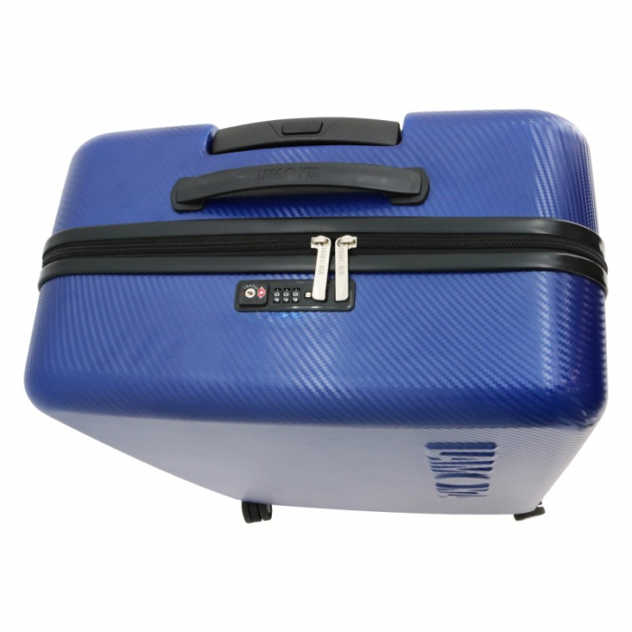 Troler mare Astoria 75 cm, material ABS si policarbonat, Albastru [3]