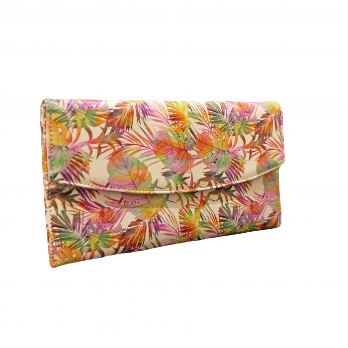 Plic de ocazie din piele naturala, Jungle multicolor [2]